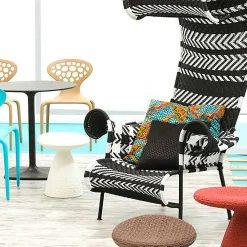 Moroso Outdoor Chairs*Shitake Stool | Orient Red