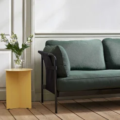 HAY Coffee Tables*Slit Table Round High | High Round Table | Light Yellow