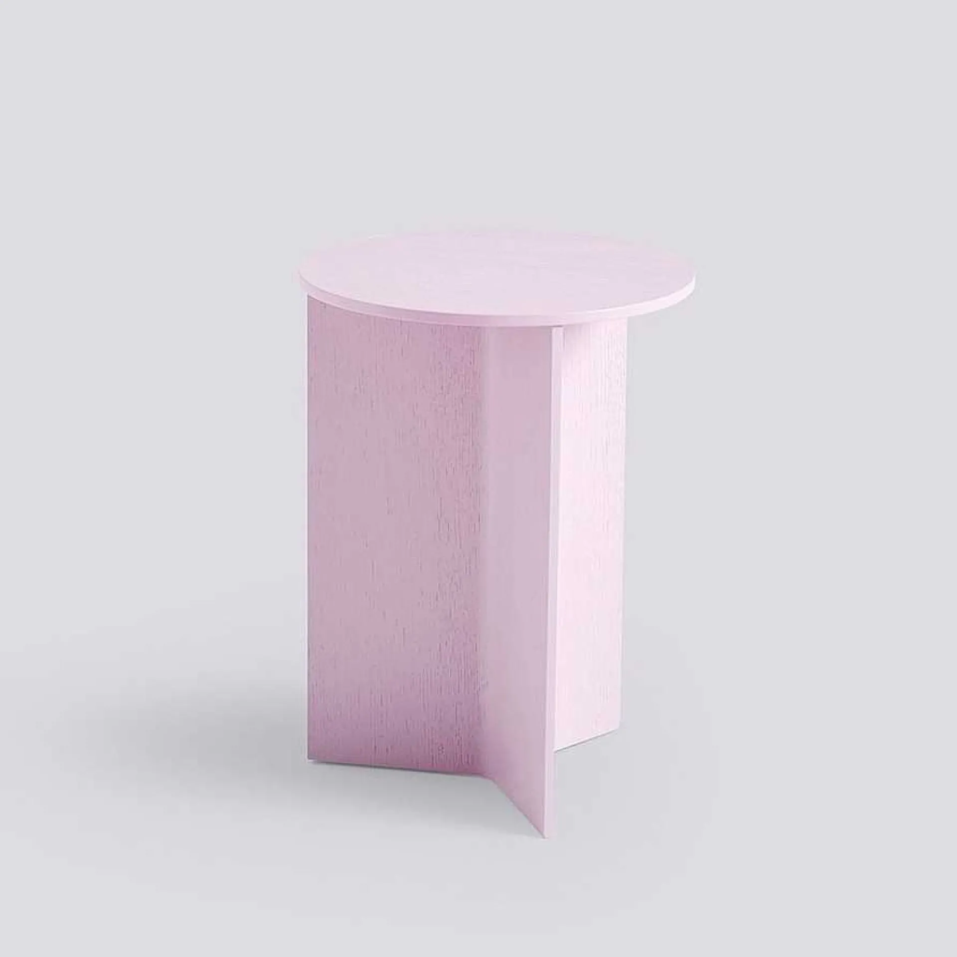 HAY Coffee Tables*Slit Table Round High | High Round Table | Pink