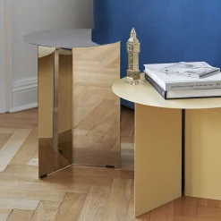 HAY Coffee Tables*Slit Table Round High | High Round Table | Mirror