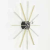 Vitra Clocks*Star Clock | Chrome/Brass