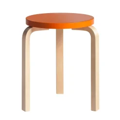 Artek Stools*Stool 60 | Orange Birch