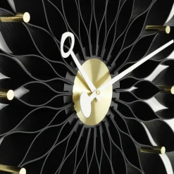 Vitra Clocks*Sunflower Clock | Ash / Brass