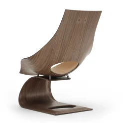 Carl Hansen & Søn Single Armchairs*Ta001P Dream Chair | Walnut - Cognac Leather