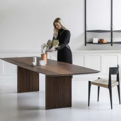 DK3 Extending Tables*Ten Table | Extensible Table | Smoked Oak