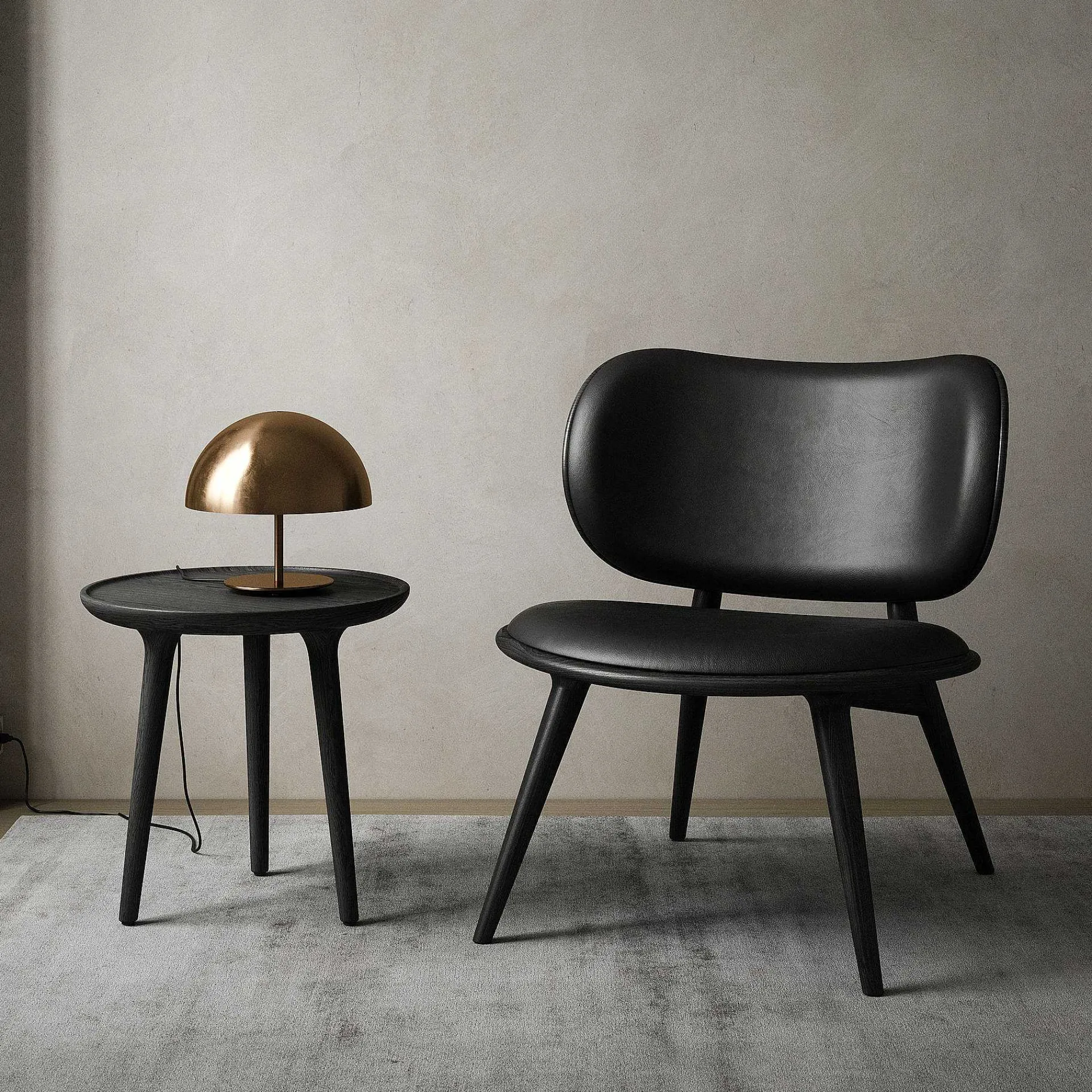 Mater Single Armchairs*The Lounge Chair | Black Stained Beech