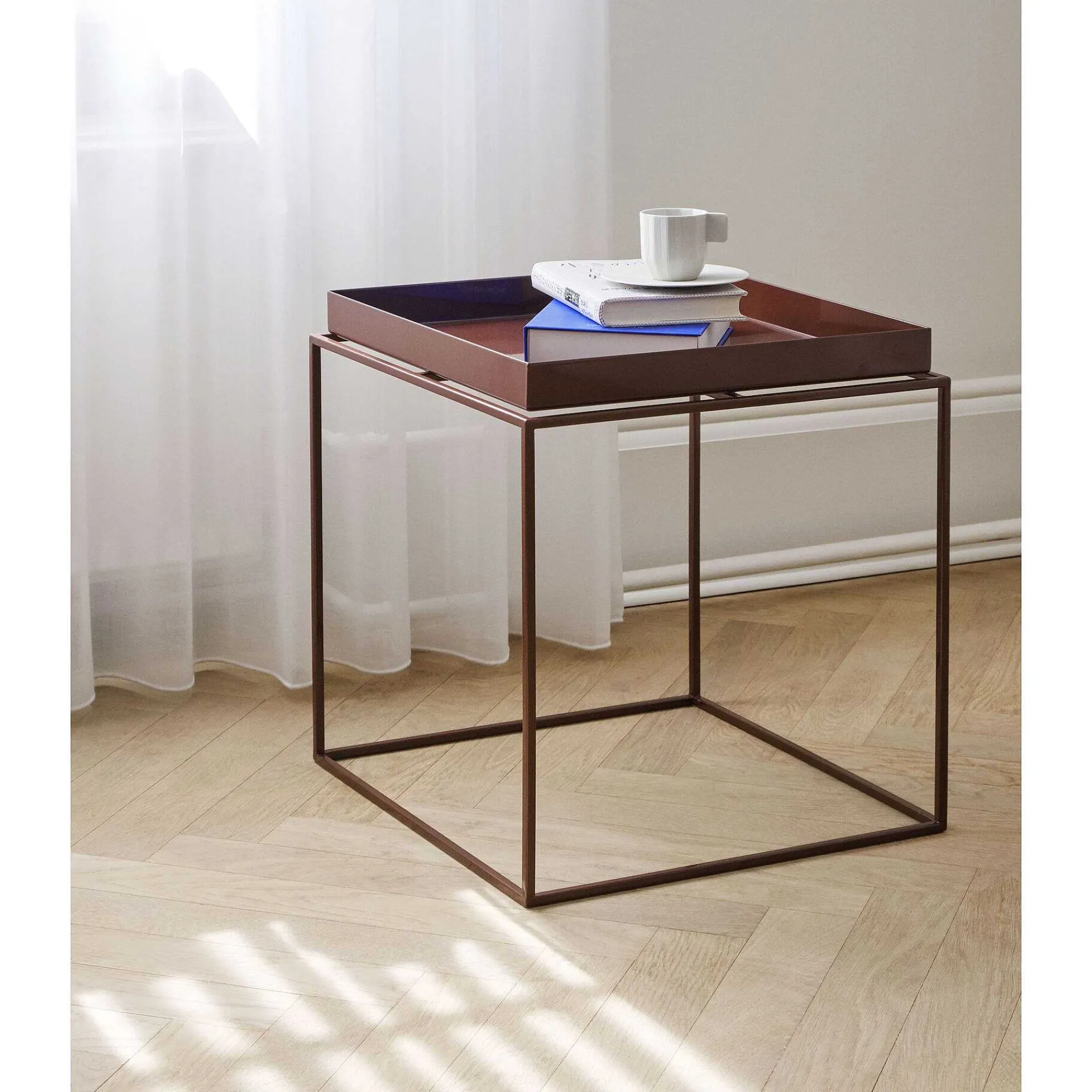 HAY Coffee Tables*Tray Table M | Chocolate High Gloss