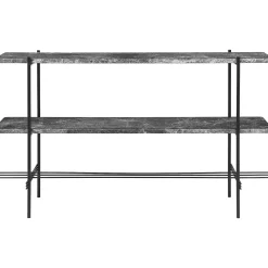 GUBI Coffee Tables*Ts Console - 2 Racks | Console | Grey Emperador Marble