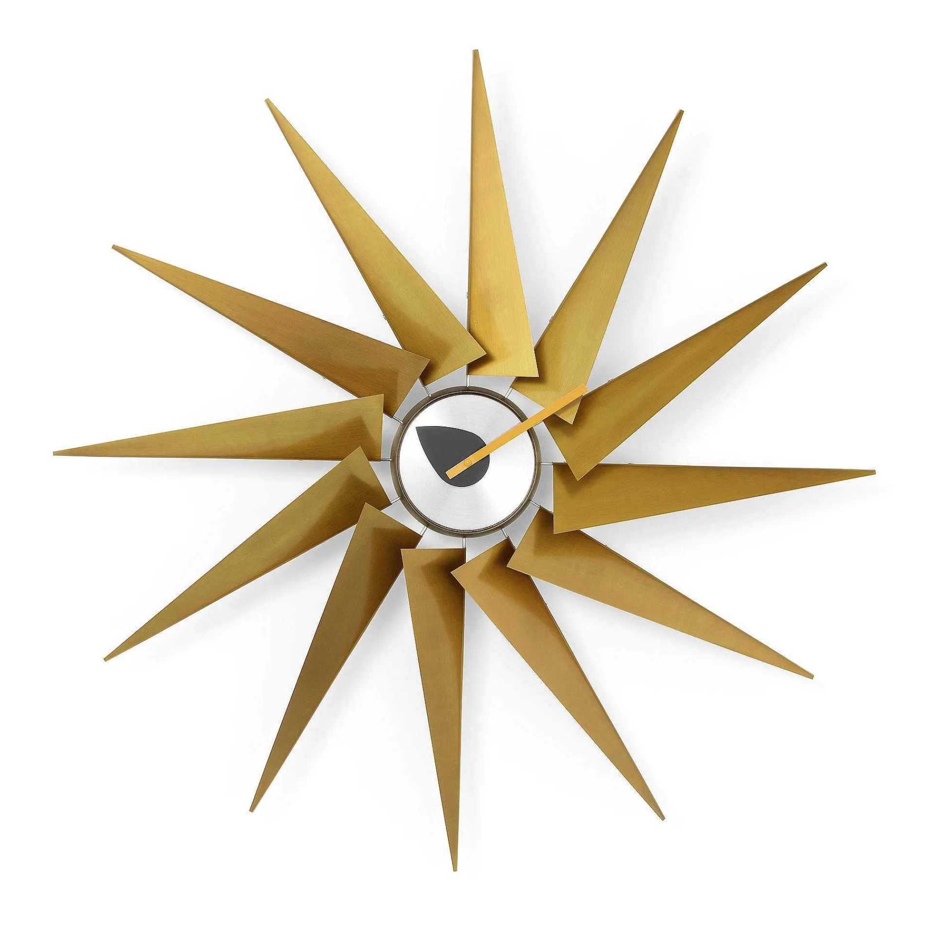 Vitra Clocks*Turbine Clock | Brass/Aluminum