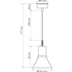 Anglepoise Pendant Lights*Type 80 | Pendant | Matte Black | Ex-Display