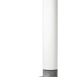 GUBI Pendant Lights*Unbound Floor Lamp | White Linen - Grey Marble/ H 120