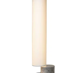 GUBI Pendant Lights*Unbound Floor Lamp | White Linen - Grey Marble/ H 120