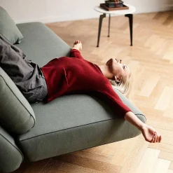 Innovation Living Sofa Beds*Unfurl Lounger Sofa Bed |518 - Dark Wood Legs |140-200 Cm