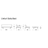 Innovation Living Sofa Beds*Unfurl Sofa Bed - 217 | 120-200 Cm