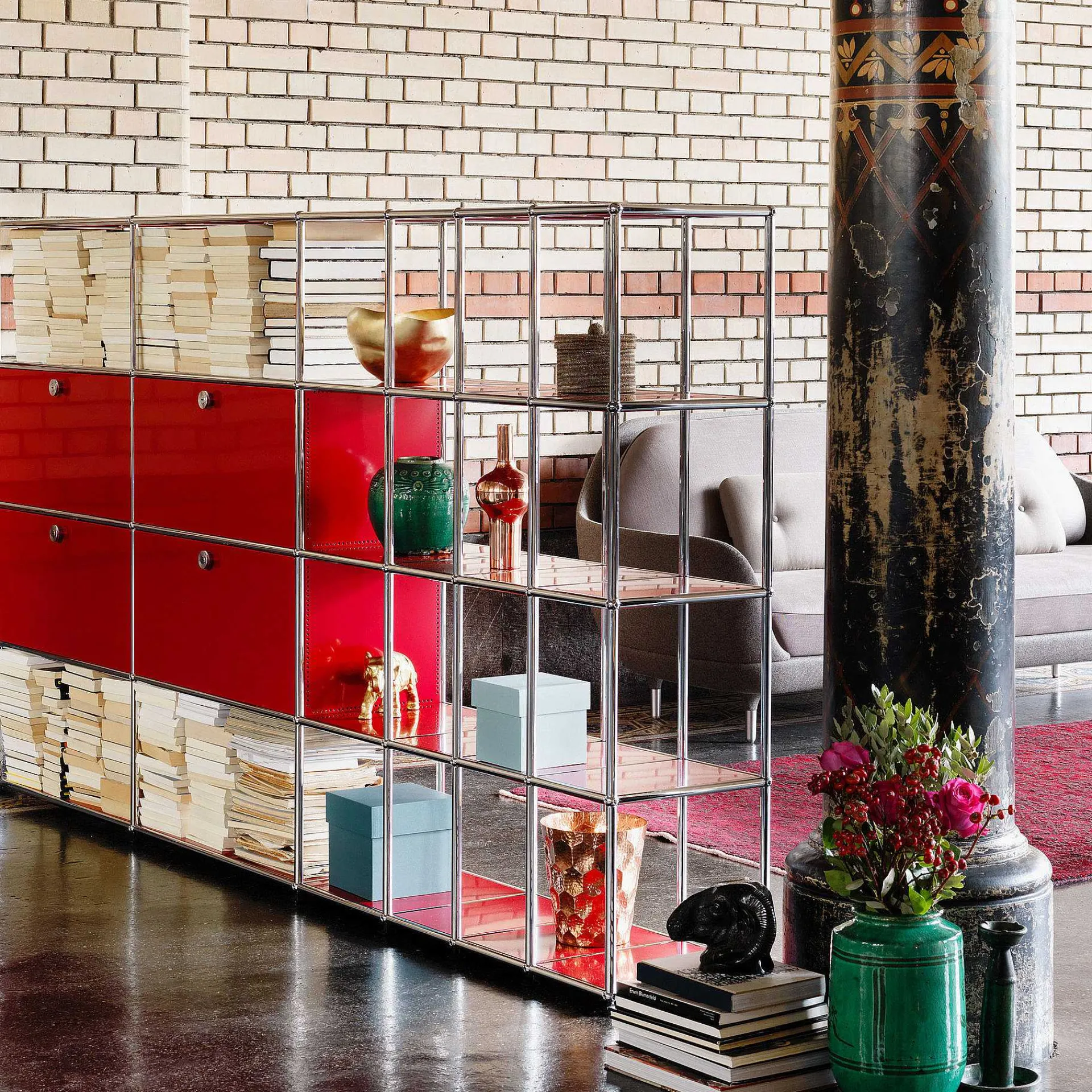 USM Floor Standing Bookcases* Haller Bookshelf | Modular System