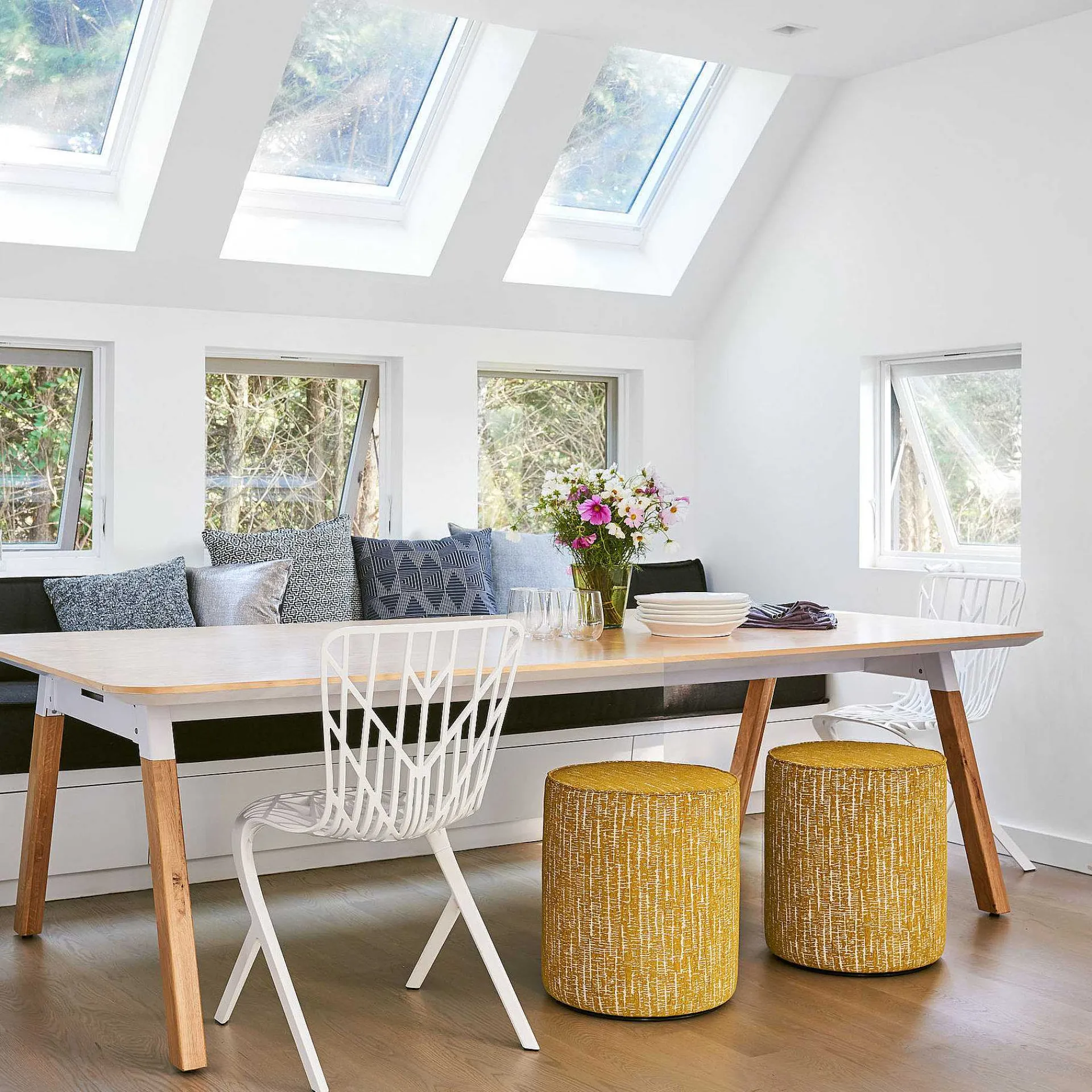 Knoll Outdoor Chairs*Washington Skeleton Chair | Outdoor Chair | White