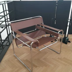 Knoll Single Armchairs*Wassily | Armchair | Chrome/Leather - Ex Display