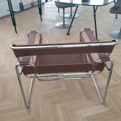 Knoll Single Armchairs*Wassily | Armchair | Chrome/Leather - Ex Display