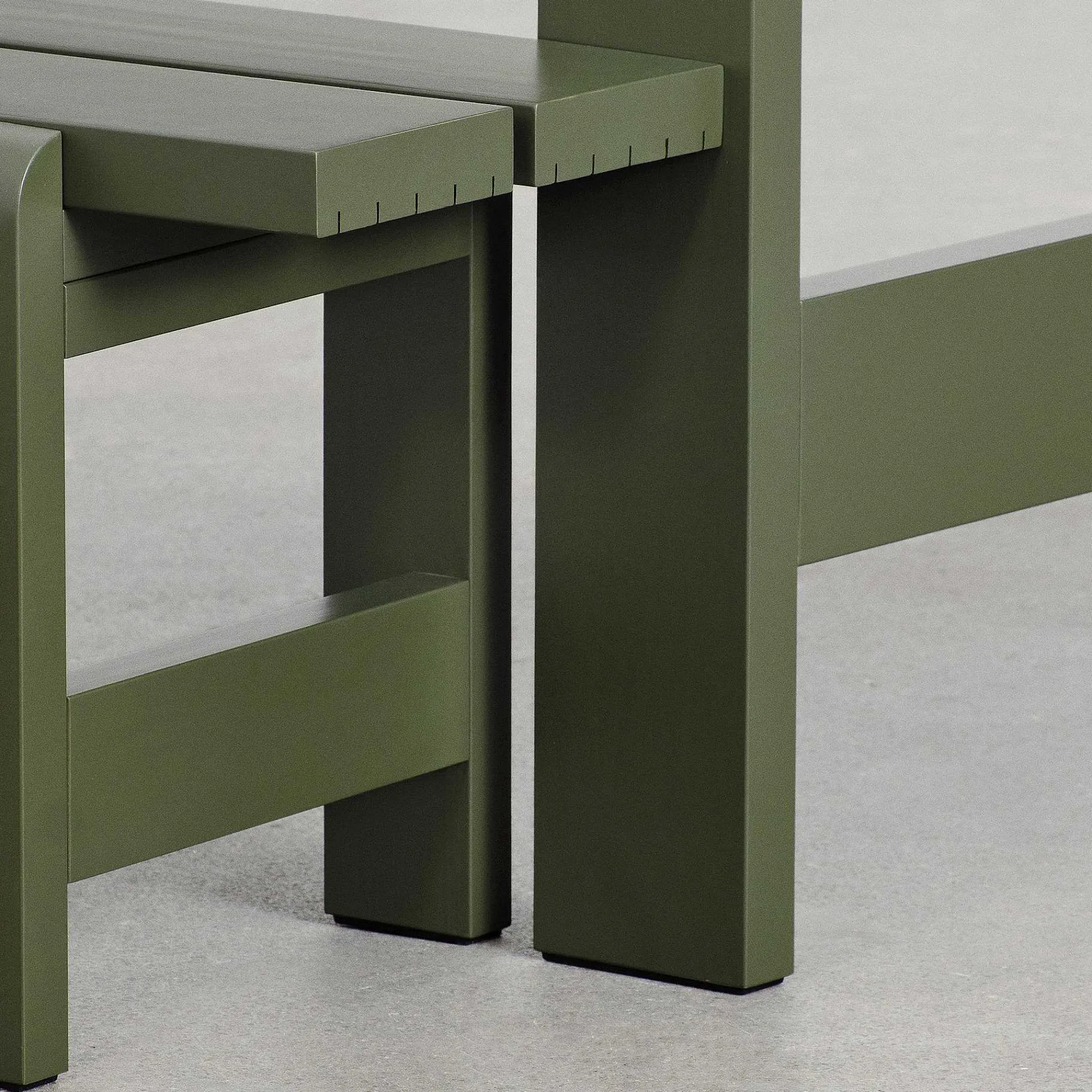 HAY Outdoor Chairs*Weekday Bench | Bench | Olive Green