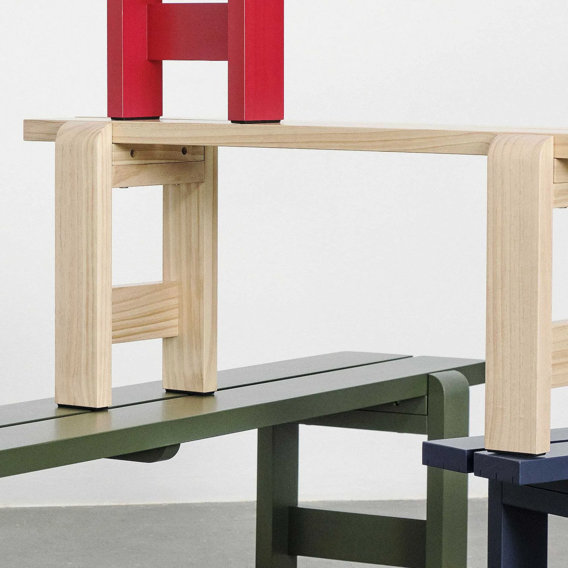 HAY Outdoor Chairs*Weekday Bench | Bench | Olive Green