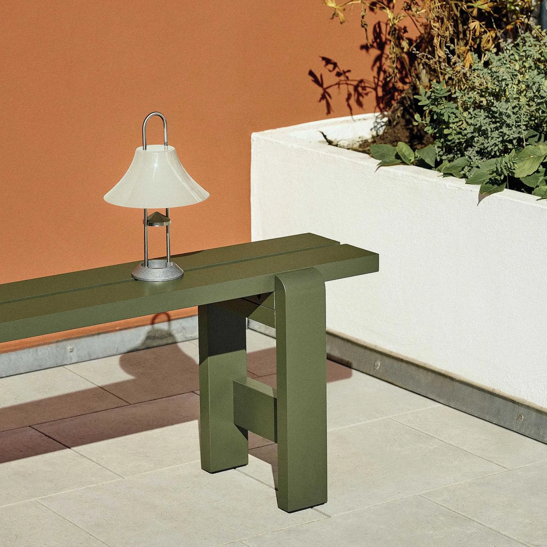 HAY Outdoor Chairs*Weekday Bench | Bench | Olive Green