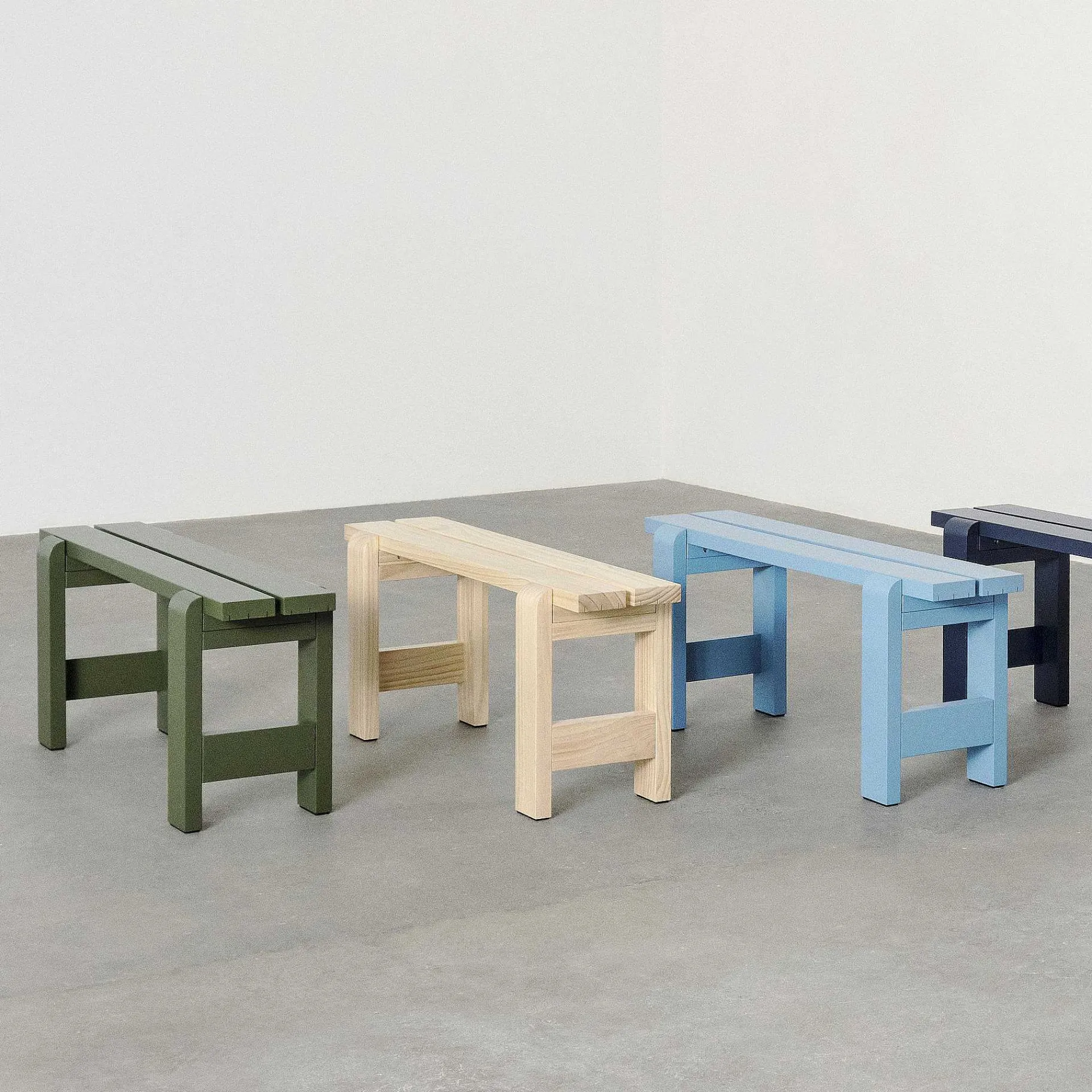 HAY Outdoor Chairs*Weekday Bench | Bench | Olive Green