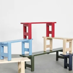 HAY Outdoor Chairs*Weekday Bench | Bench | Red