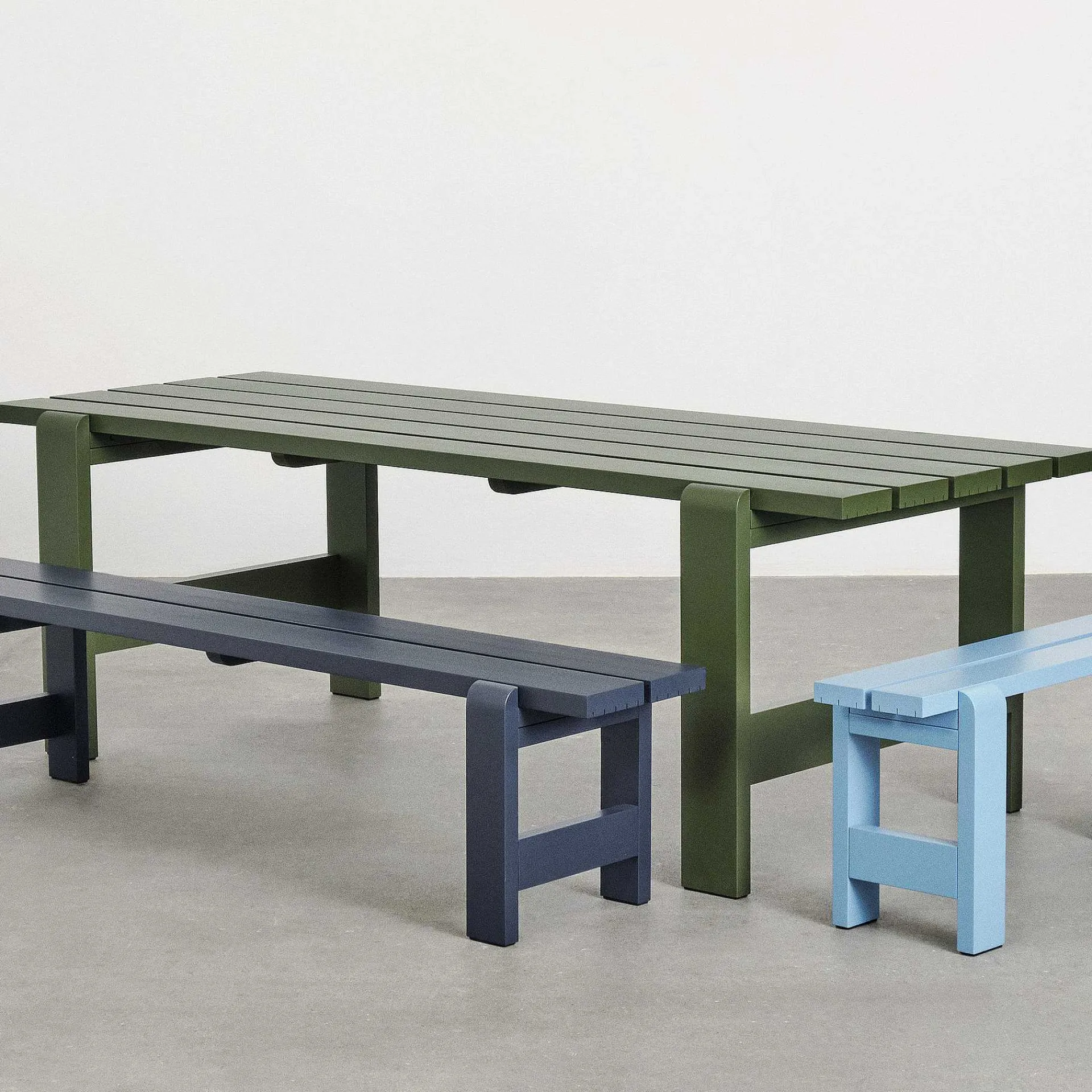 HAY Outdoor Tables*Weekday Table | Outdoor Table | Olive Green