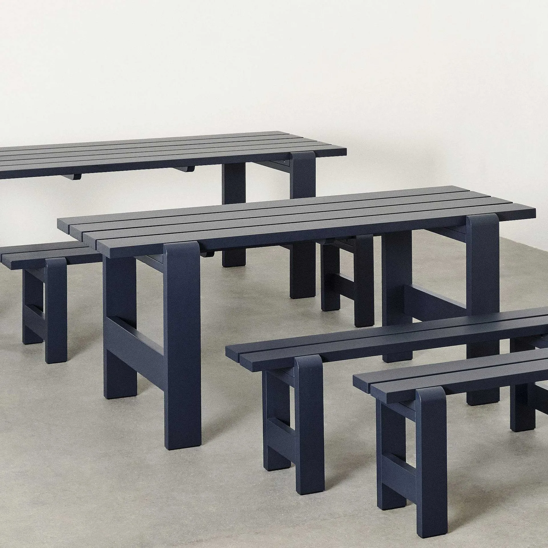 HAY Outdoor Tables*Weekday Table | Outdoor Table | Steel Blue