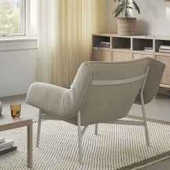 Muuto Chairs*Wrap Lounge Chair | Lounge Chair | Beige-Grey