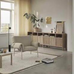 Muuto Chairs*Wrap Lounge Chair | Lounge Chair | Beige-Grey